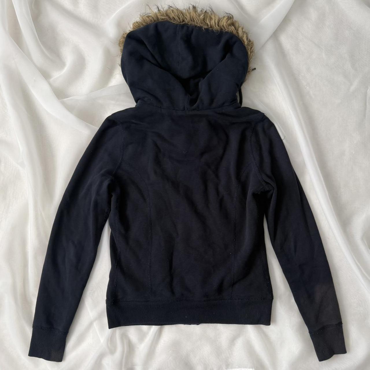 Abercrombie & Fitch fur trim jacket (L)