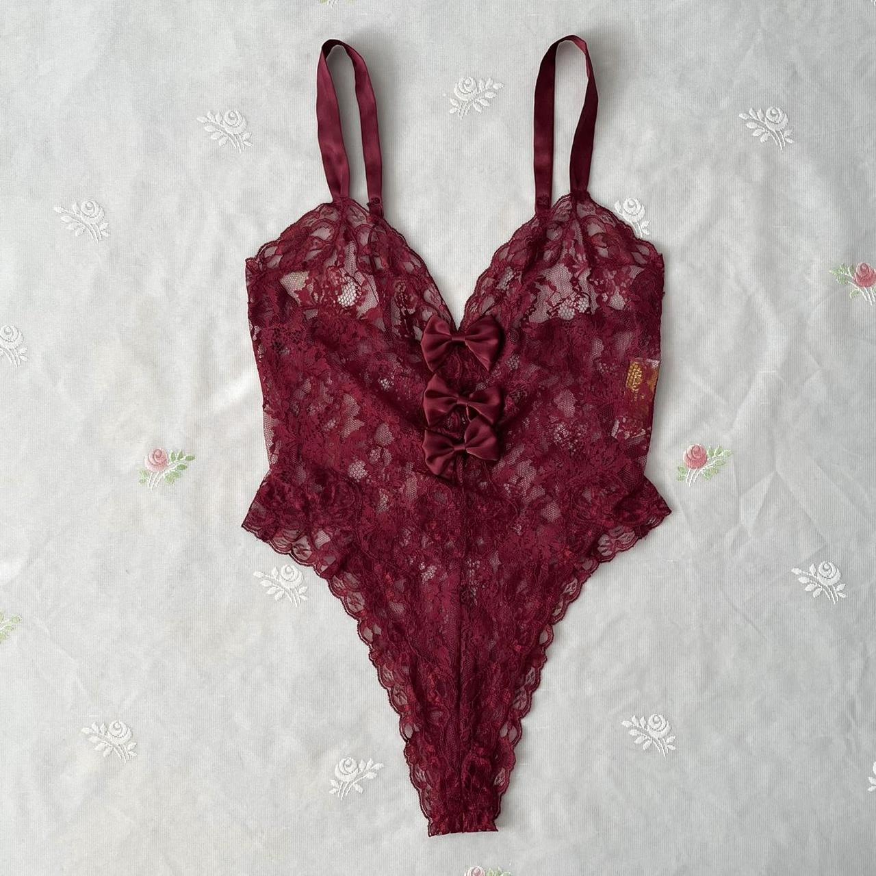 Victoria’s Secret burgundy bodysuit (S)