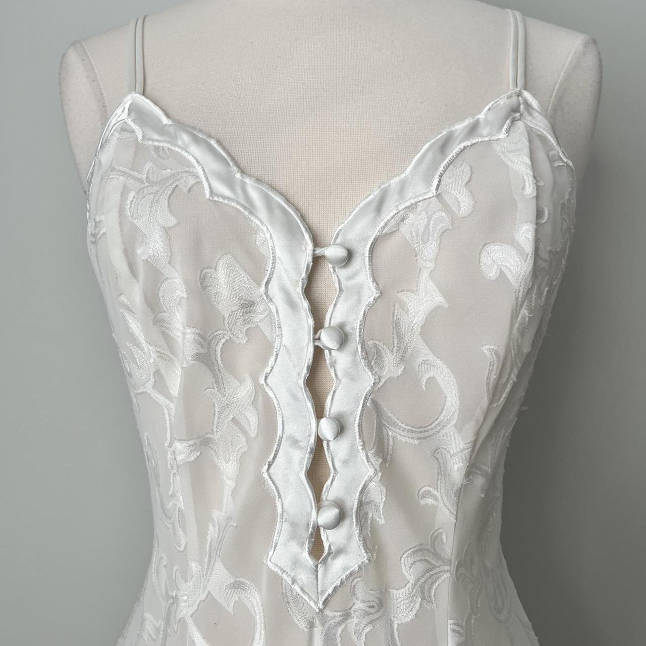 Victoria’s Secret white chiffon bodysuit (S)