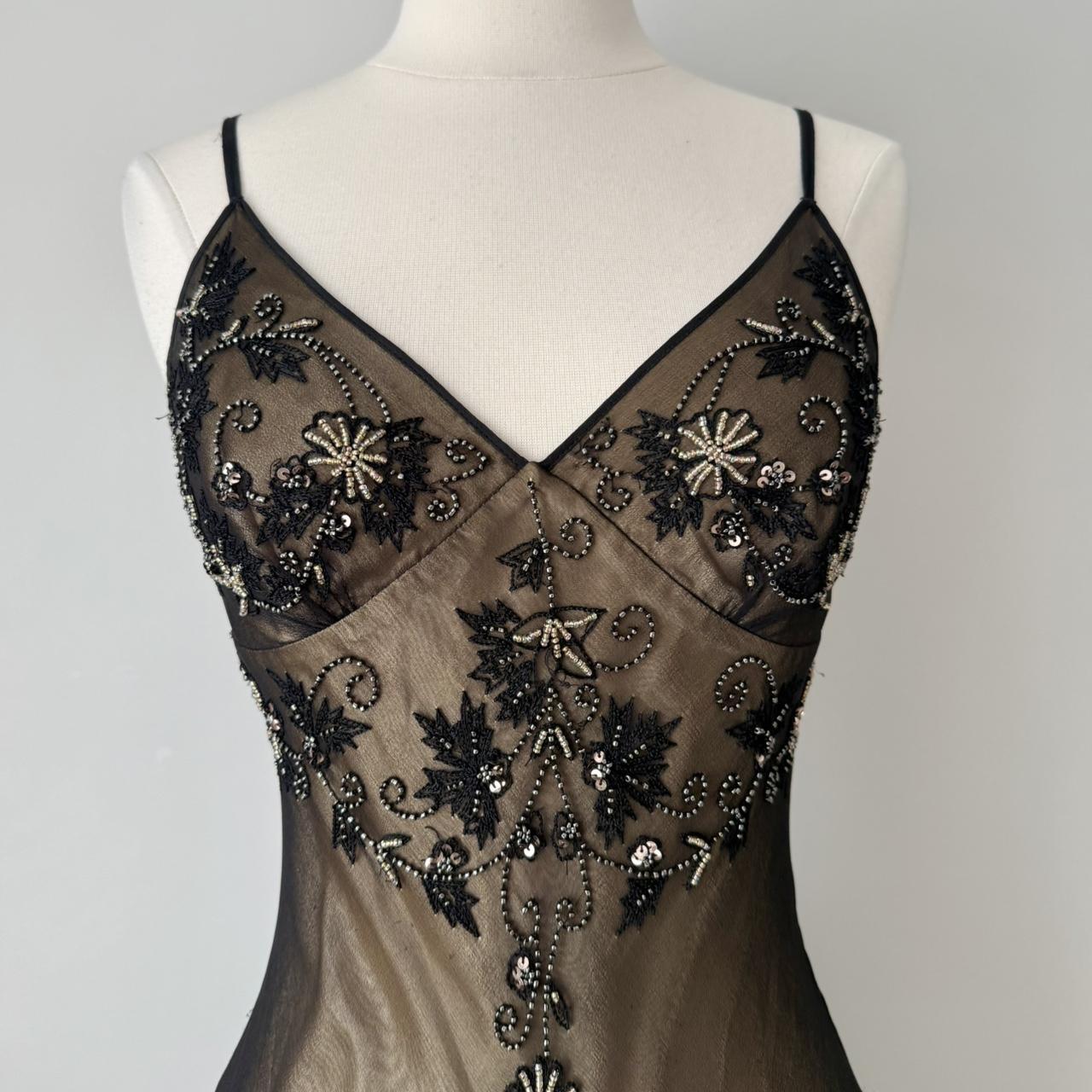 Adrianna Papell fairy beaded prom dress (2P)