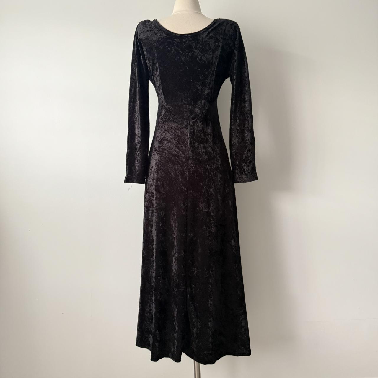 Ultra Flirt velour maxi costume dress (S)