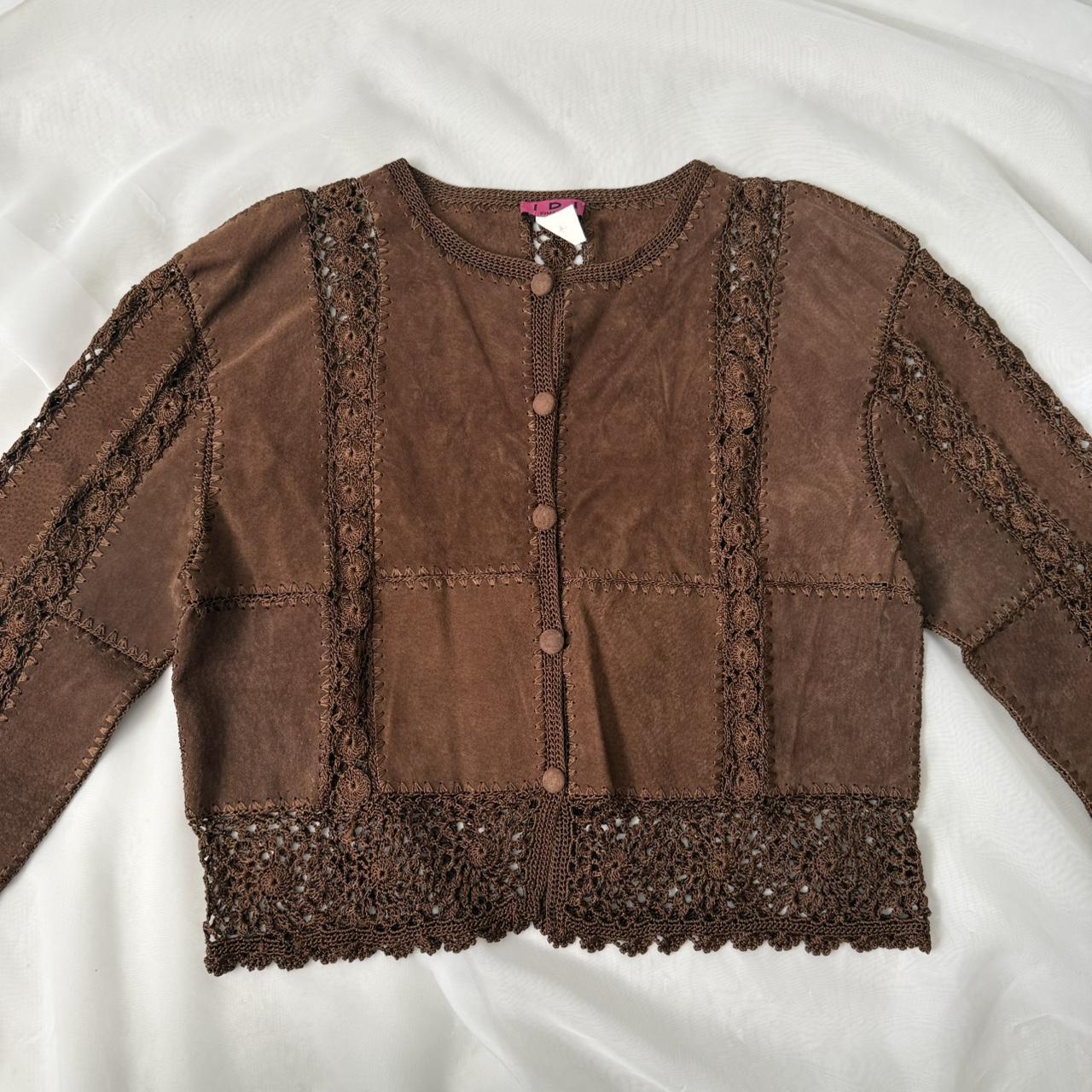 IDI grunge suede leather jacket (M)
