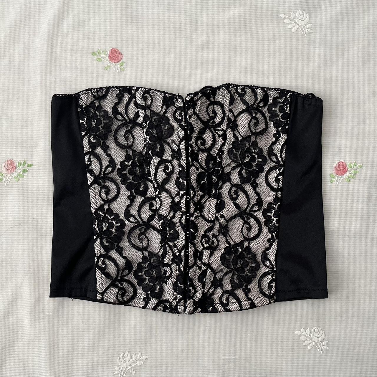 Forever 21 gothic lace corset top (L)