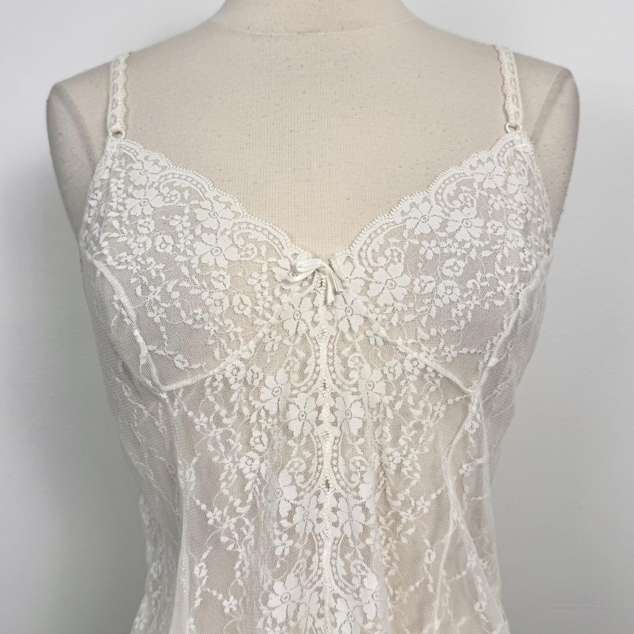 YSL vintage sheer lace cami (34/S)