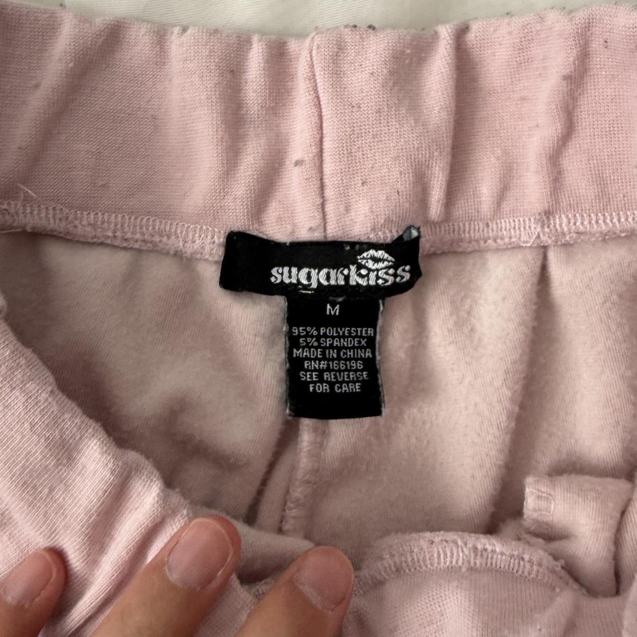 Sugar Kiss pink wide leg sweatpants (M)