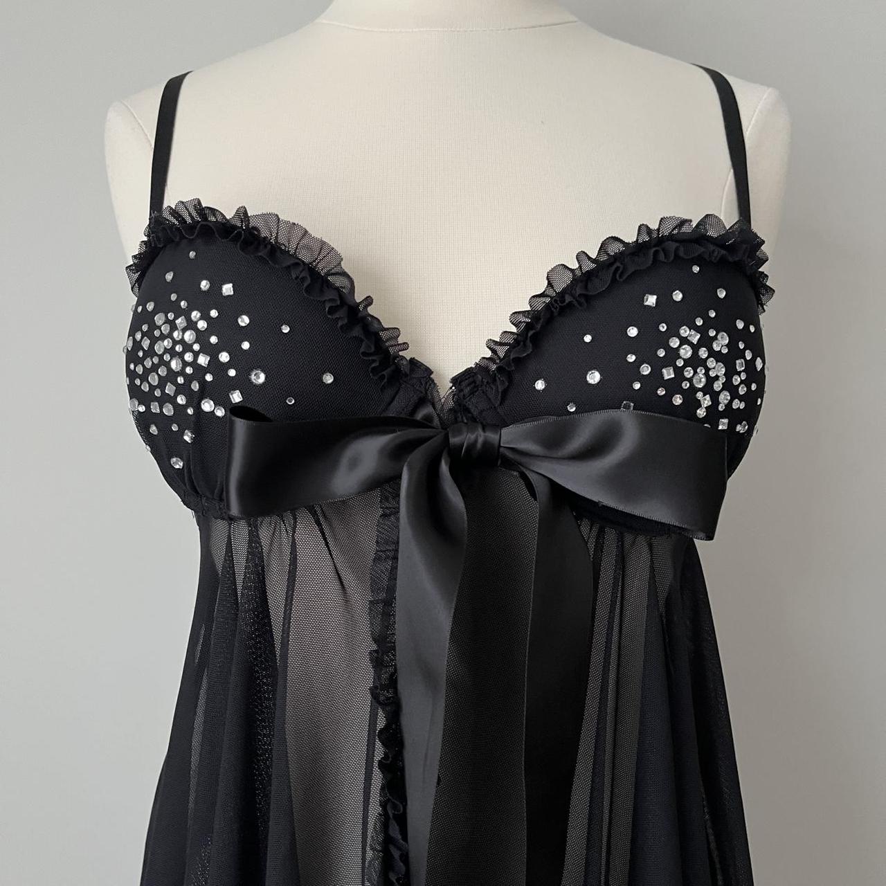 Victoria's Secret rhinestone slip dress (36C)