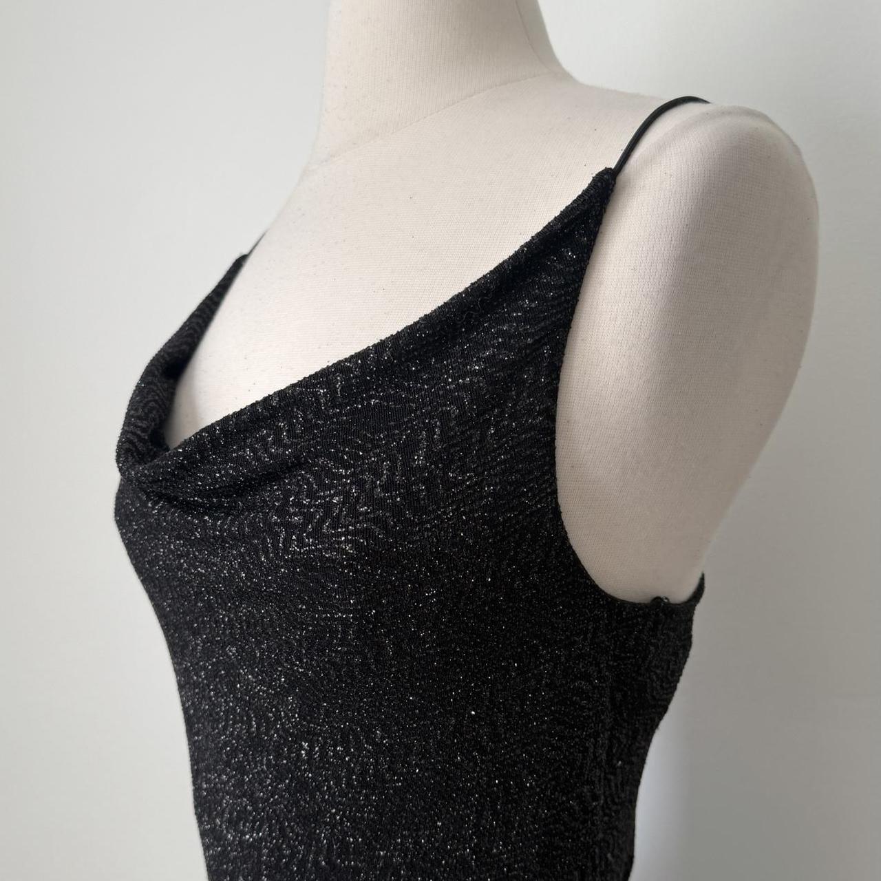 City Triangles sparkly cowl neck dress (M)