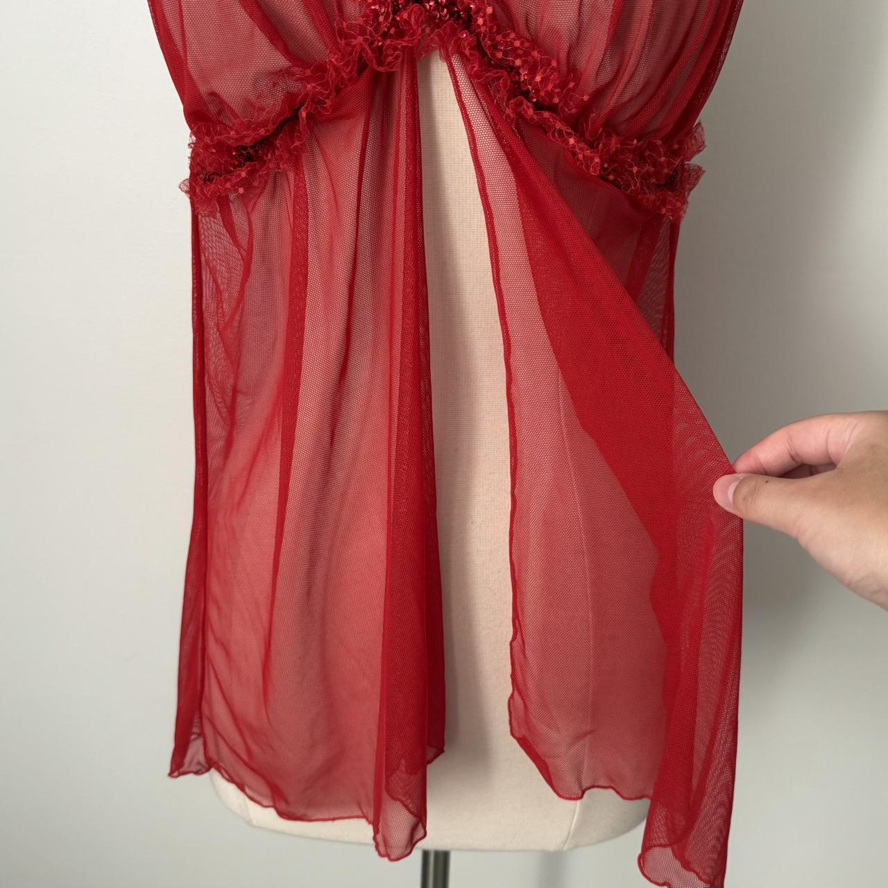 Dreamgirl mesh babydoll slip dress (fits S)