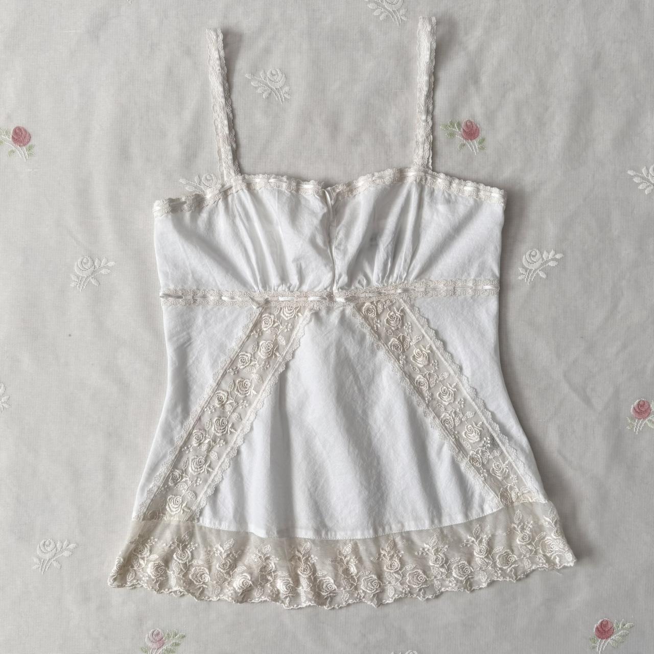 Guess coquette milkmaid cotton cami (XS)