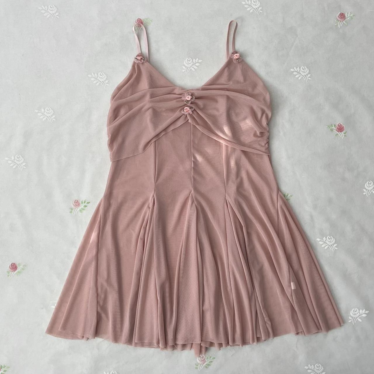 Coquette sheer mesh slip dress (fits L)