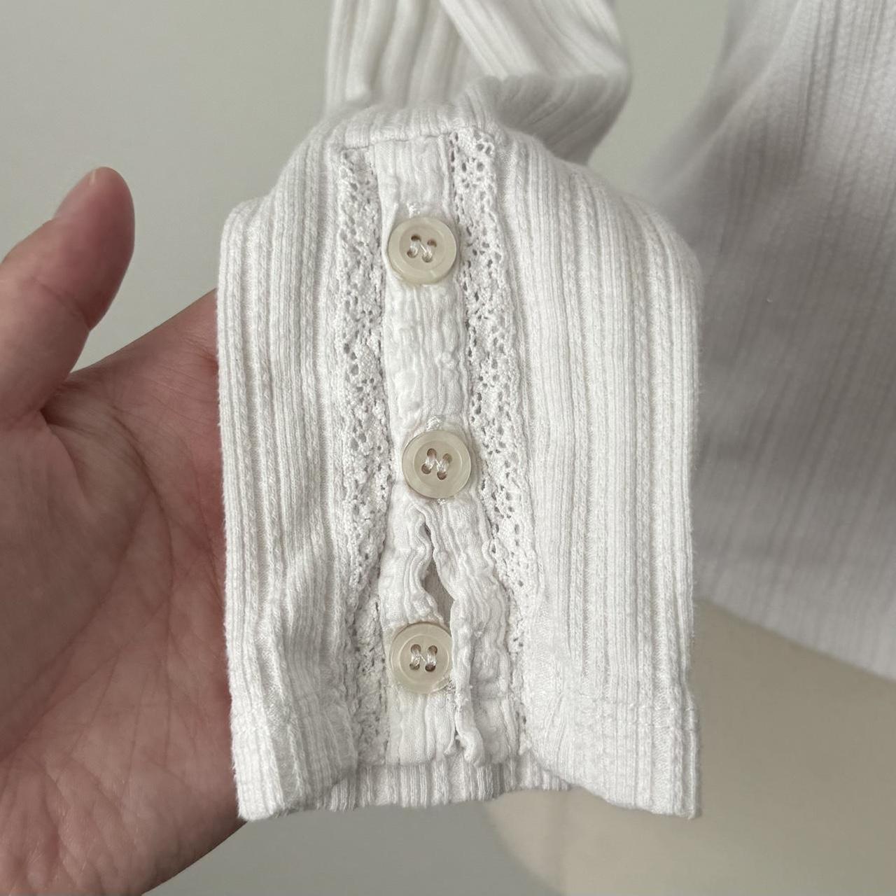 Free People ribbed milkmaid long sleeve (S)