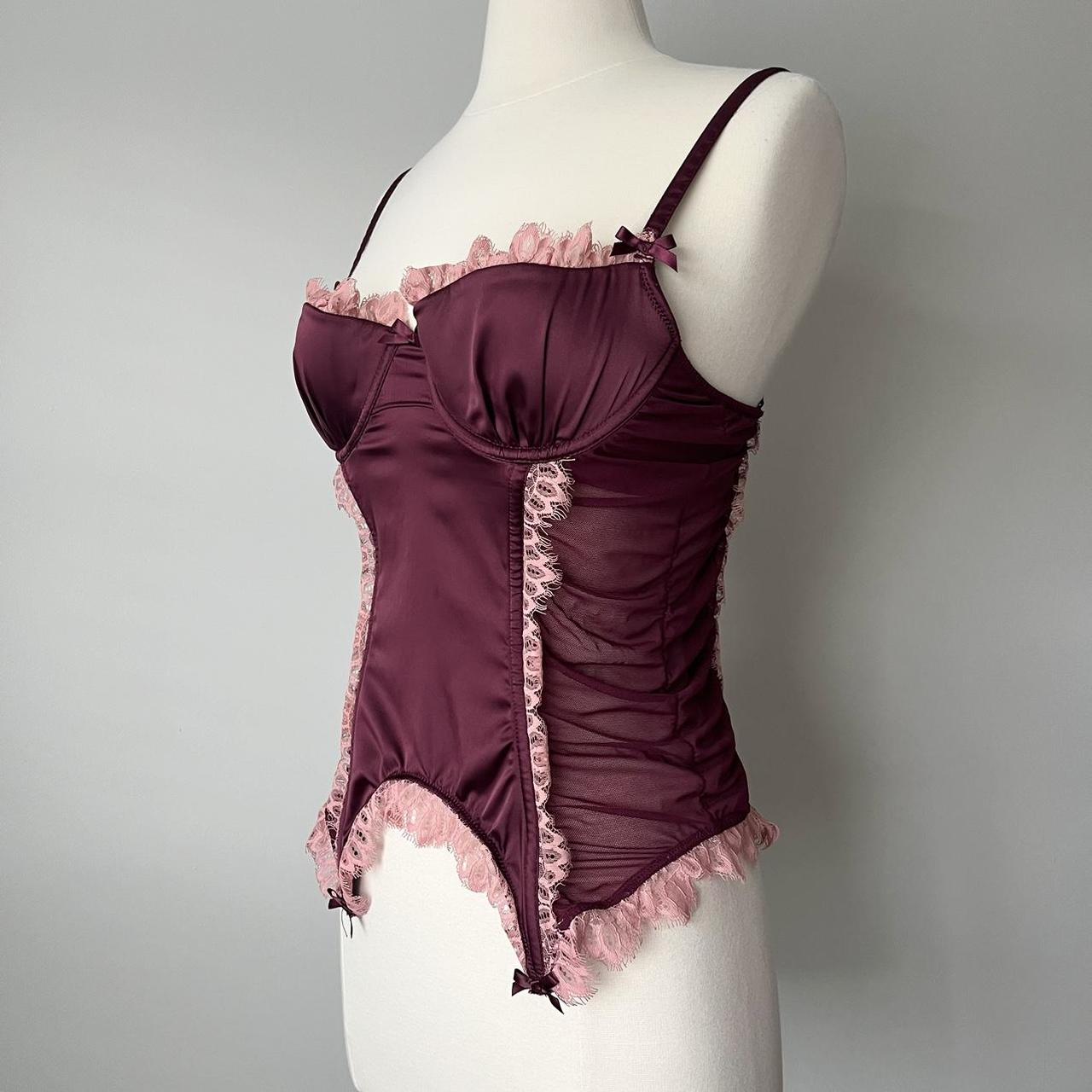 Victoria’s Secret satin bustier (36B)