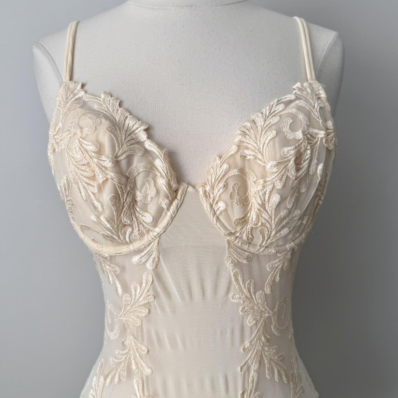 La Perla cream lingerie bodysuit (36/M)