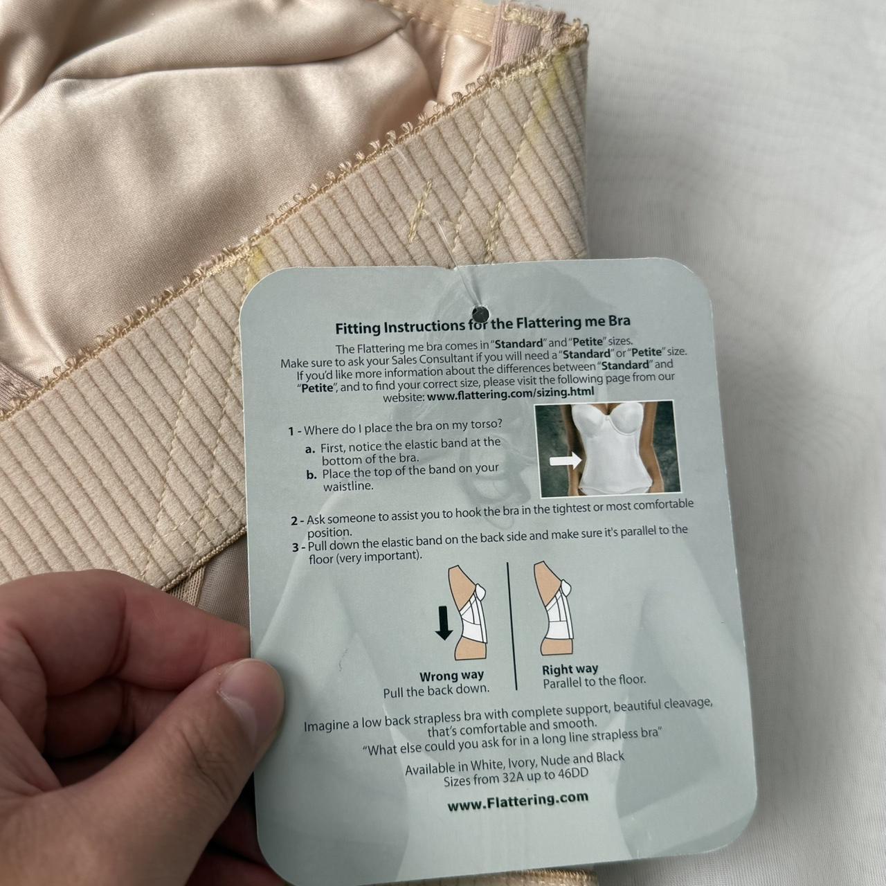 Flattering Me tan satin bustier corset (36B)