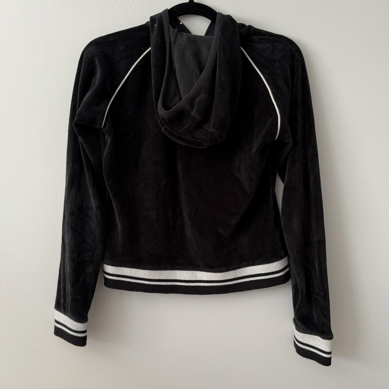 New York velvet zip up sweatshirt (fits XS-S)