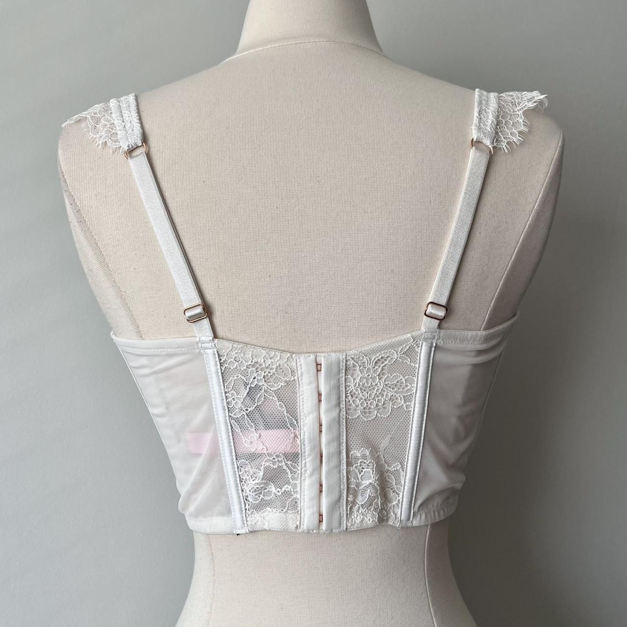 Victoria’s Secret white corset bralette (M)