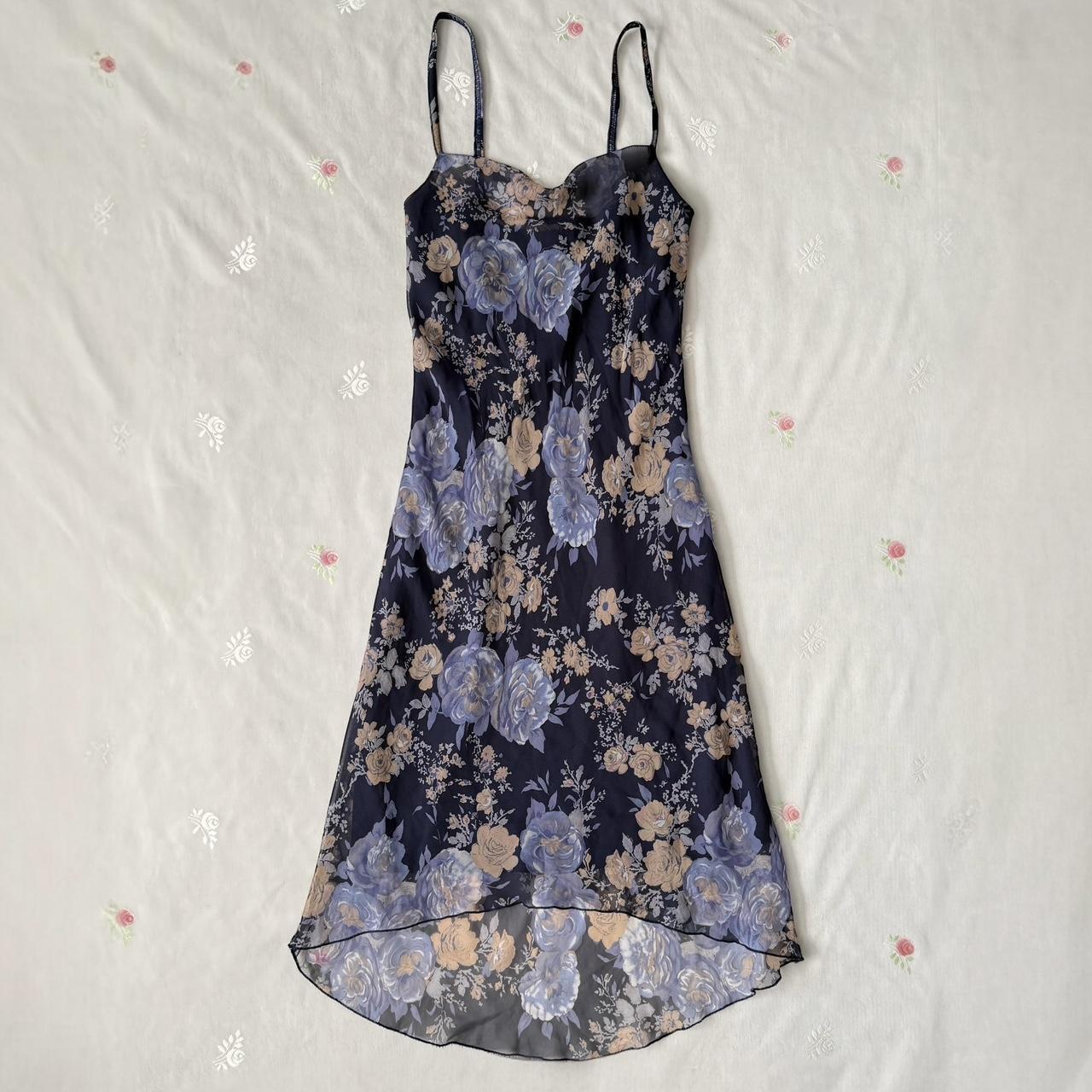 Believe chiffon cowl neck midi dress (4)