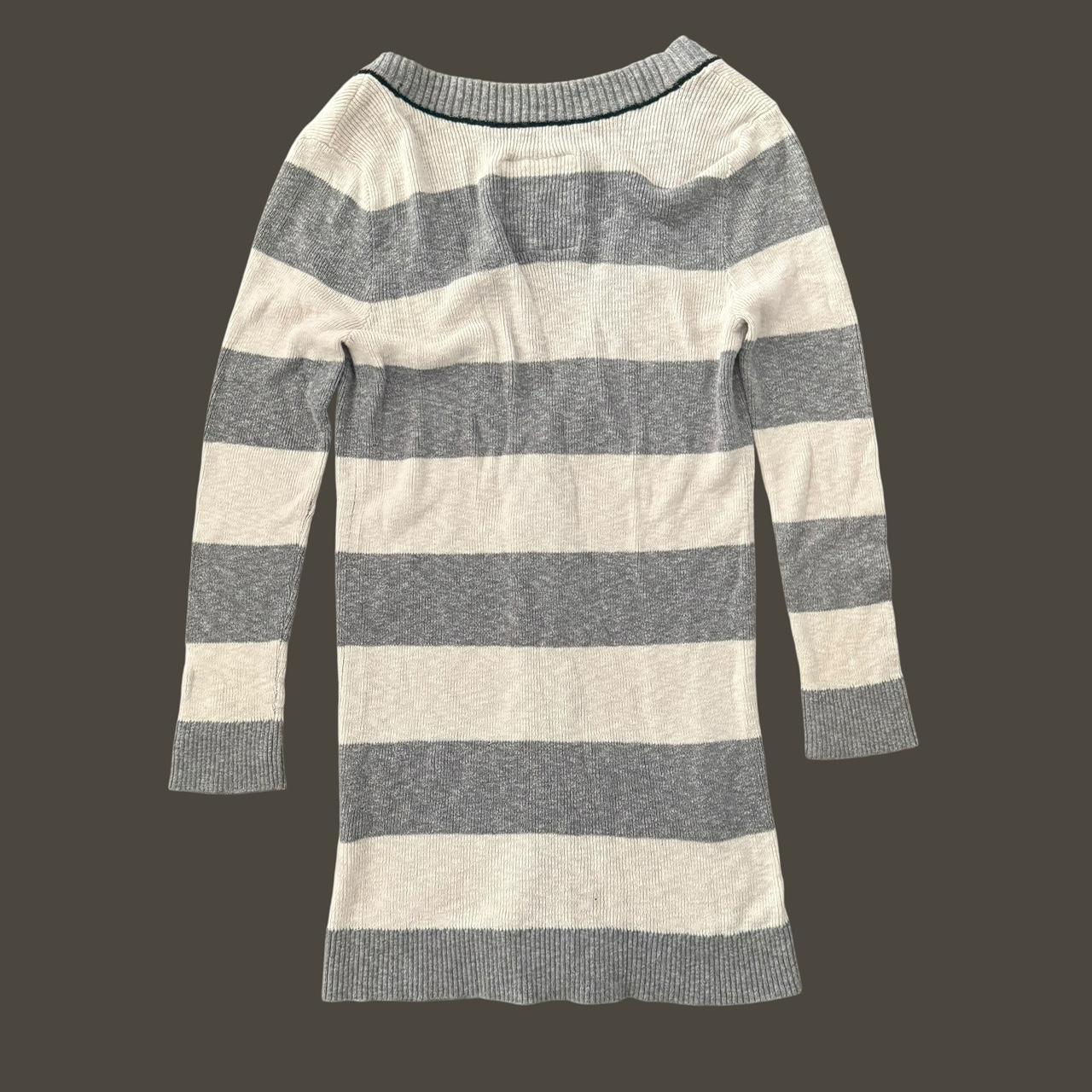 Hollister button up striped sweater (S)