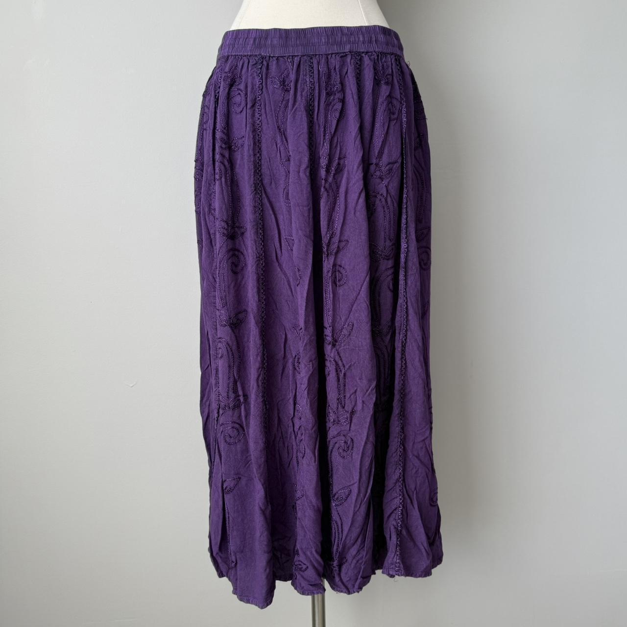 Catalog Classics whimsigoth purple skirt (M)