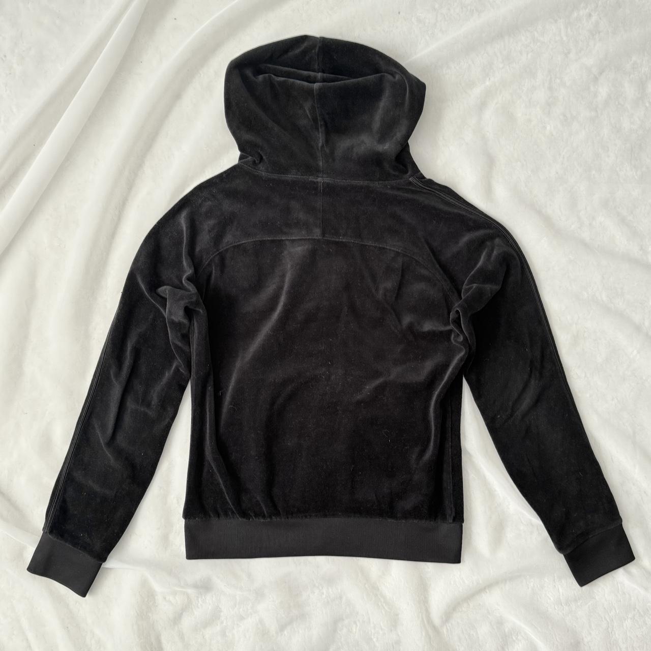 Juicy Couture velvet zip up hoodie (M)