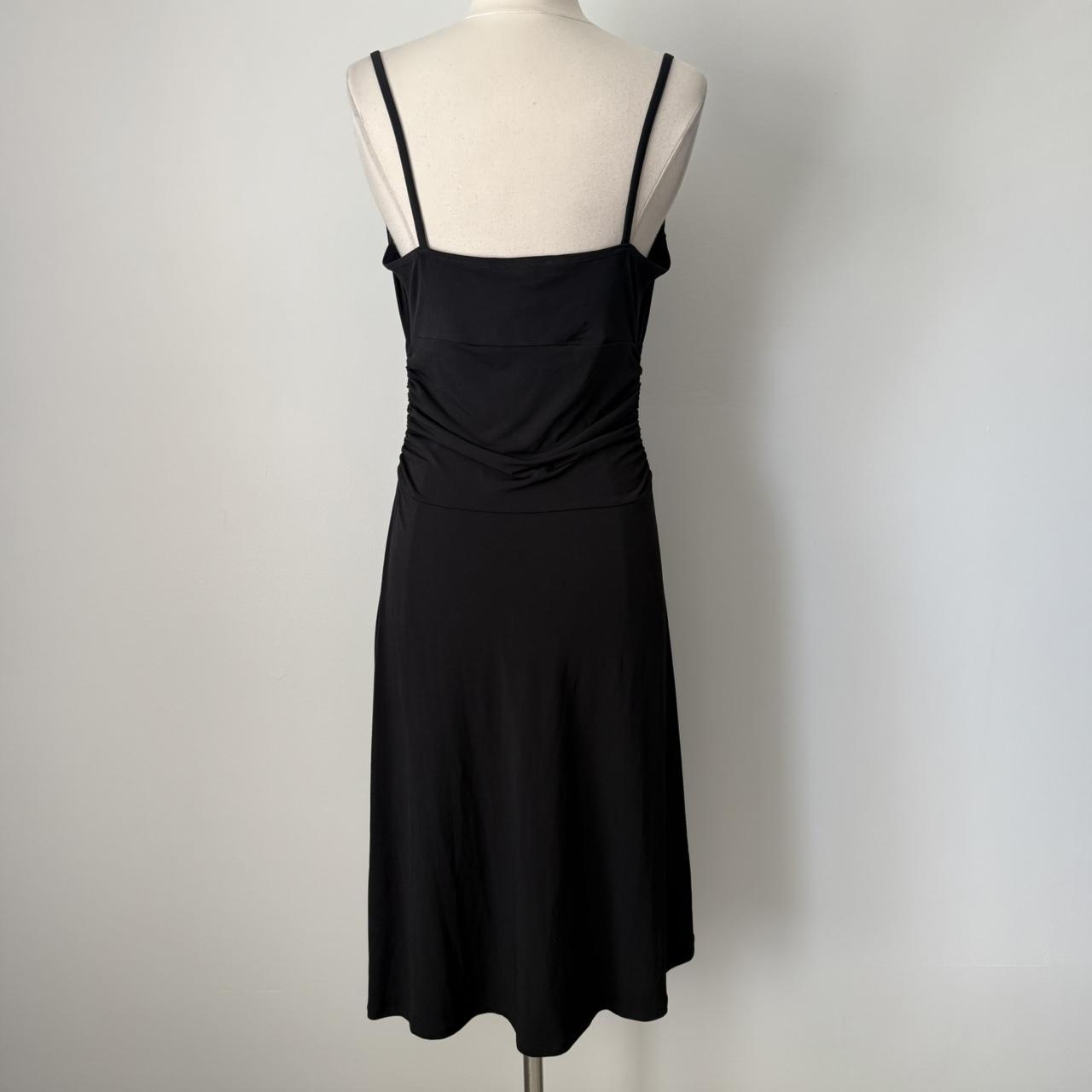 Bandolino cowl neck ruched dress (S)