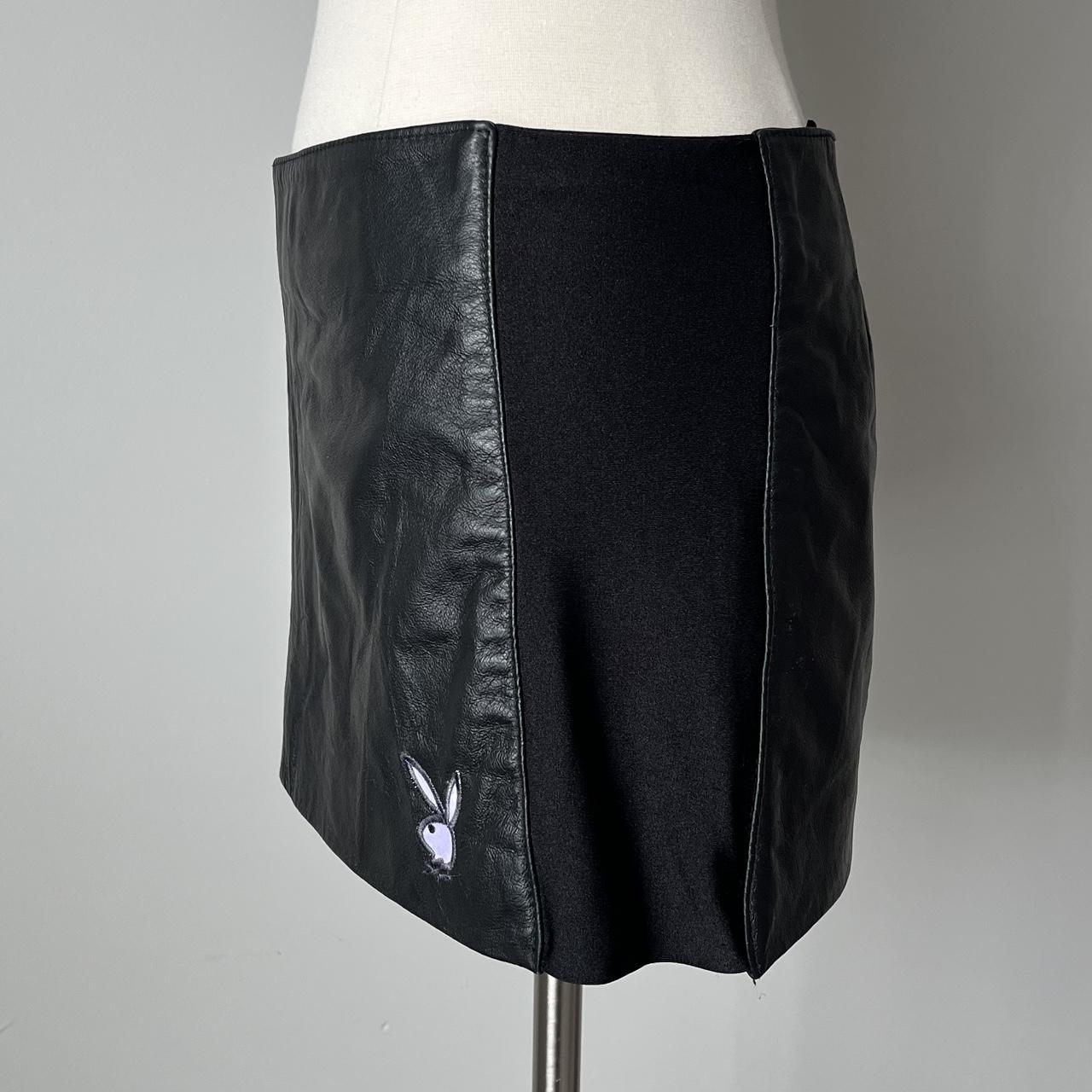 Arrow Playboy vintage leather skirt (4)