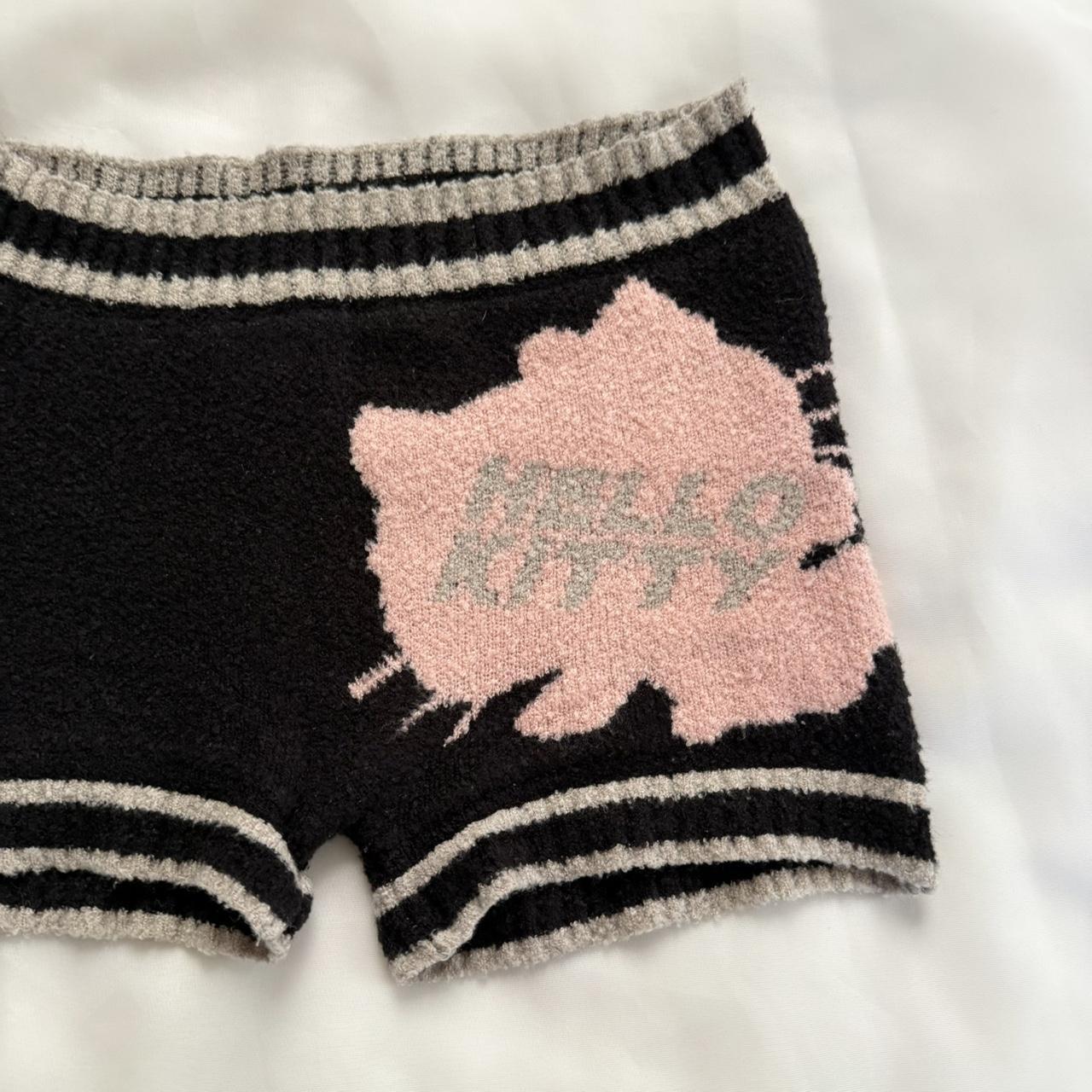 Hello Kitty fuzzy knit shorts (fits XS/S)