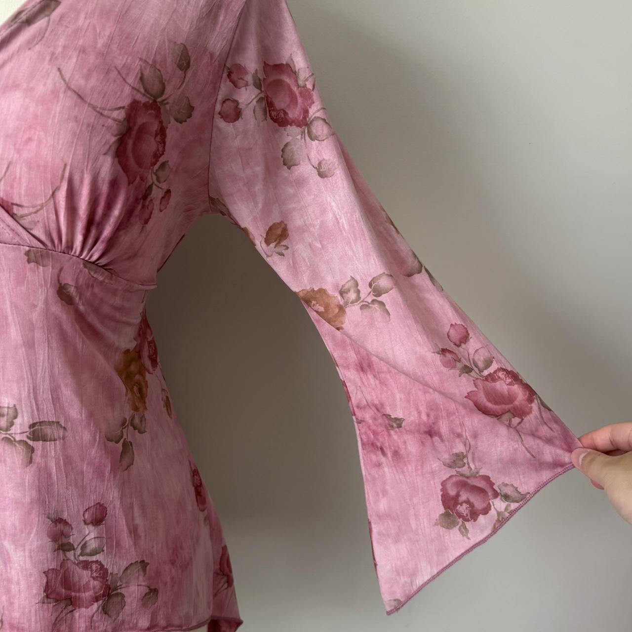 Princess floral babydoll blouse (fits M)