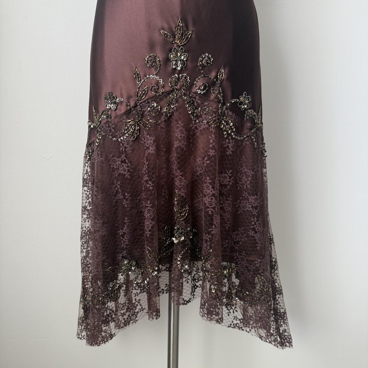 Xscape whismigoth satin beaded dress (14)