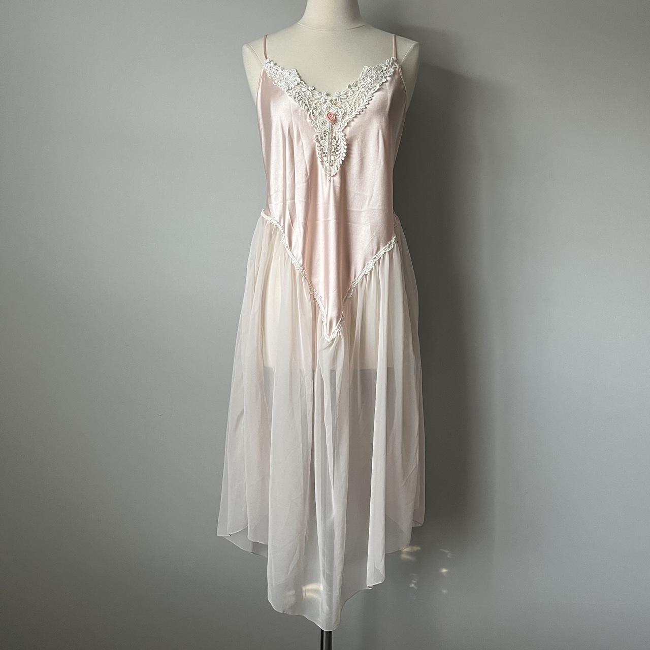 Pollinaise ballet chiffon slip dress (L)