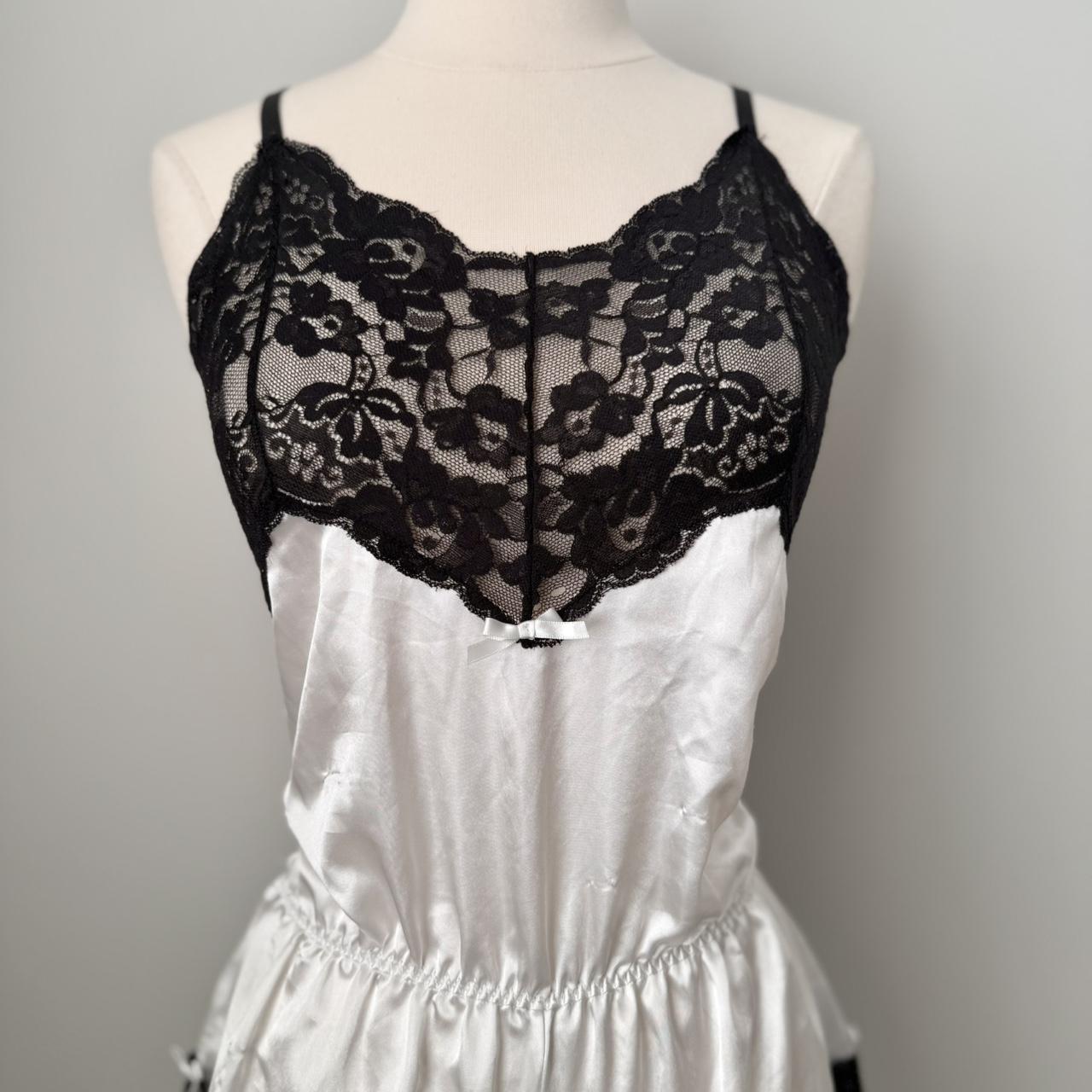 Coquette satin lace bodysuit (fits S)