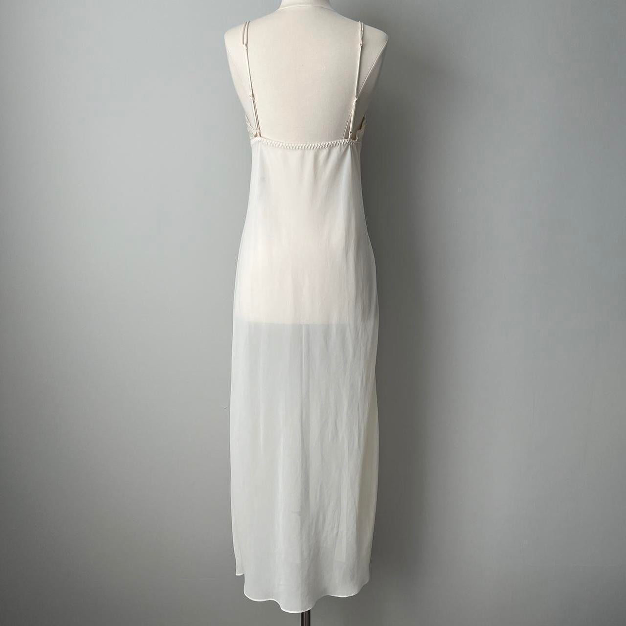 Valerie Stevens chiffon maxi slip (S)