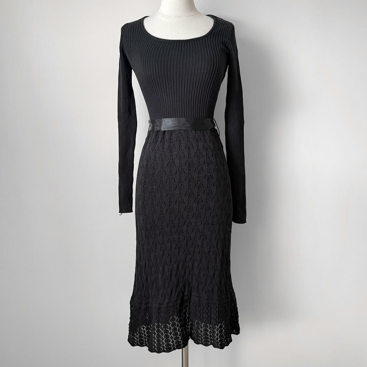 Etcetera gothic midi sweater dress (S)