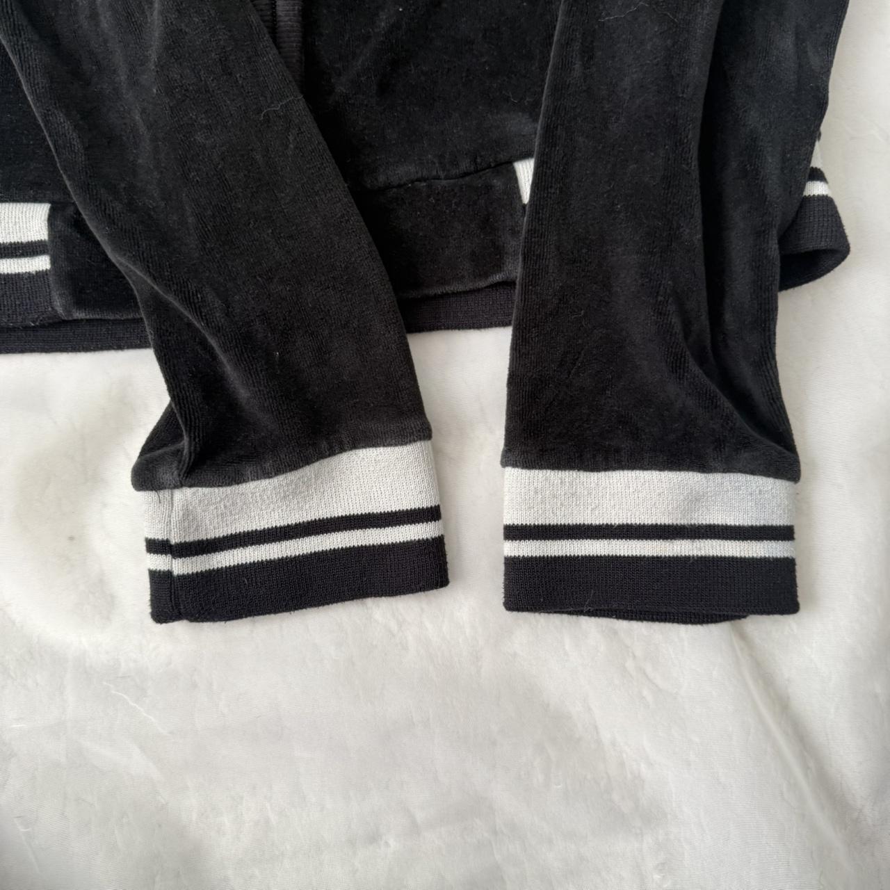 New York velvet zip up sweatshirt (fits XS-S)