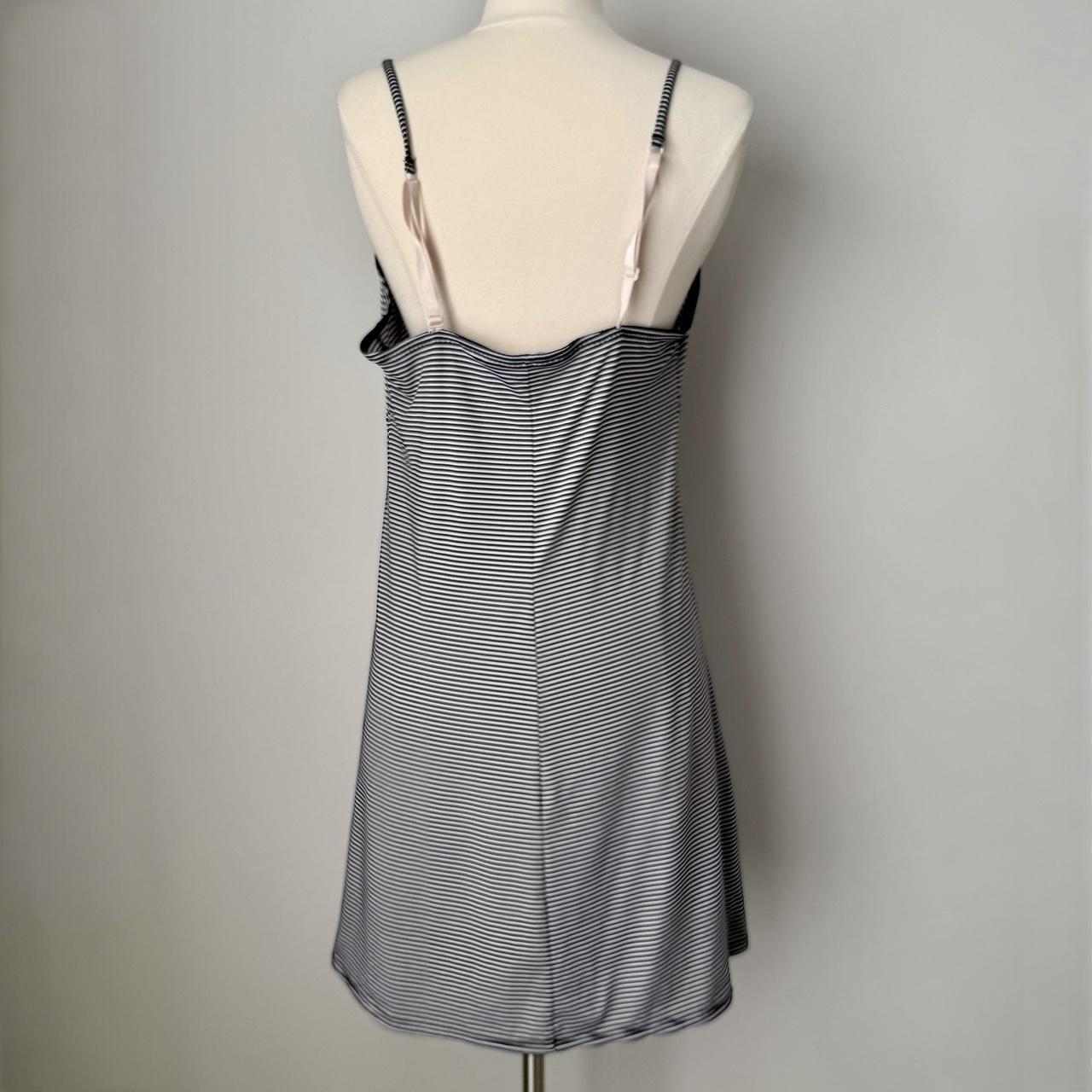 Marilyn Monroe striped slip dress (L)