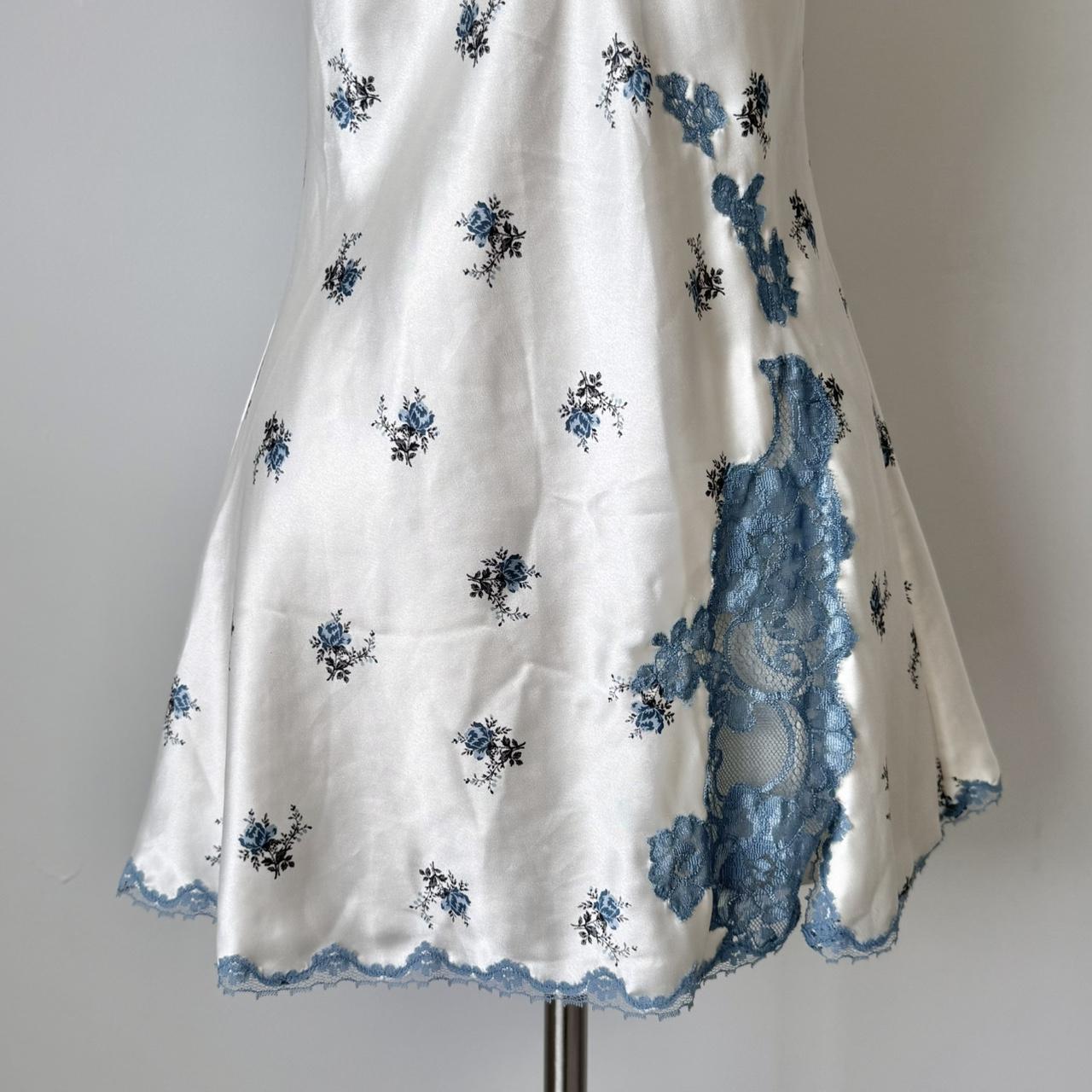 Victoria’s Secret floral satin slip dress (XS)