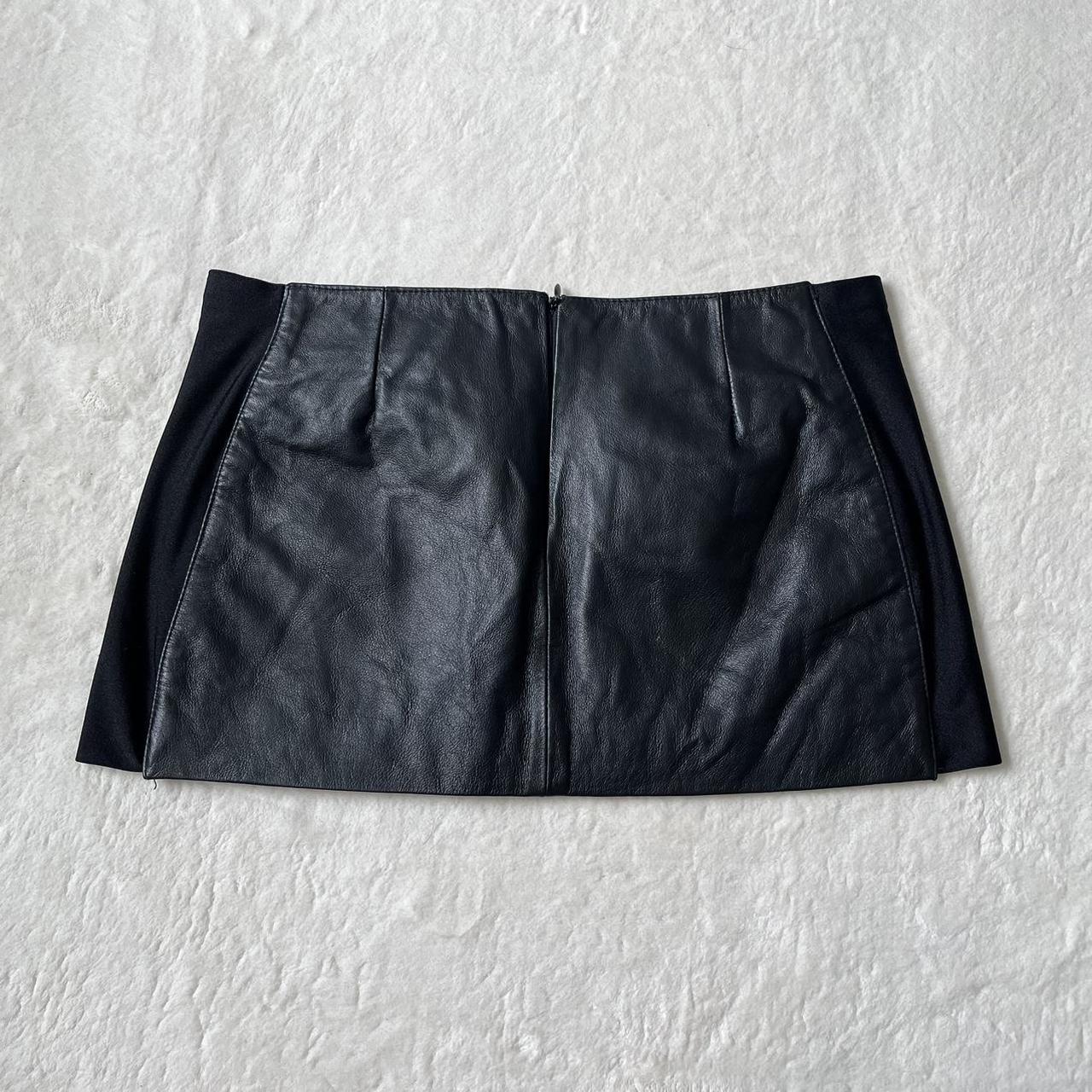 Arrow Playboy vintage leather skirt (4)