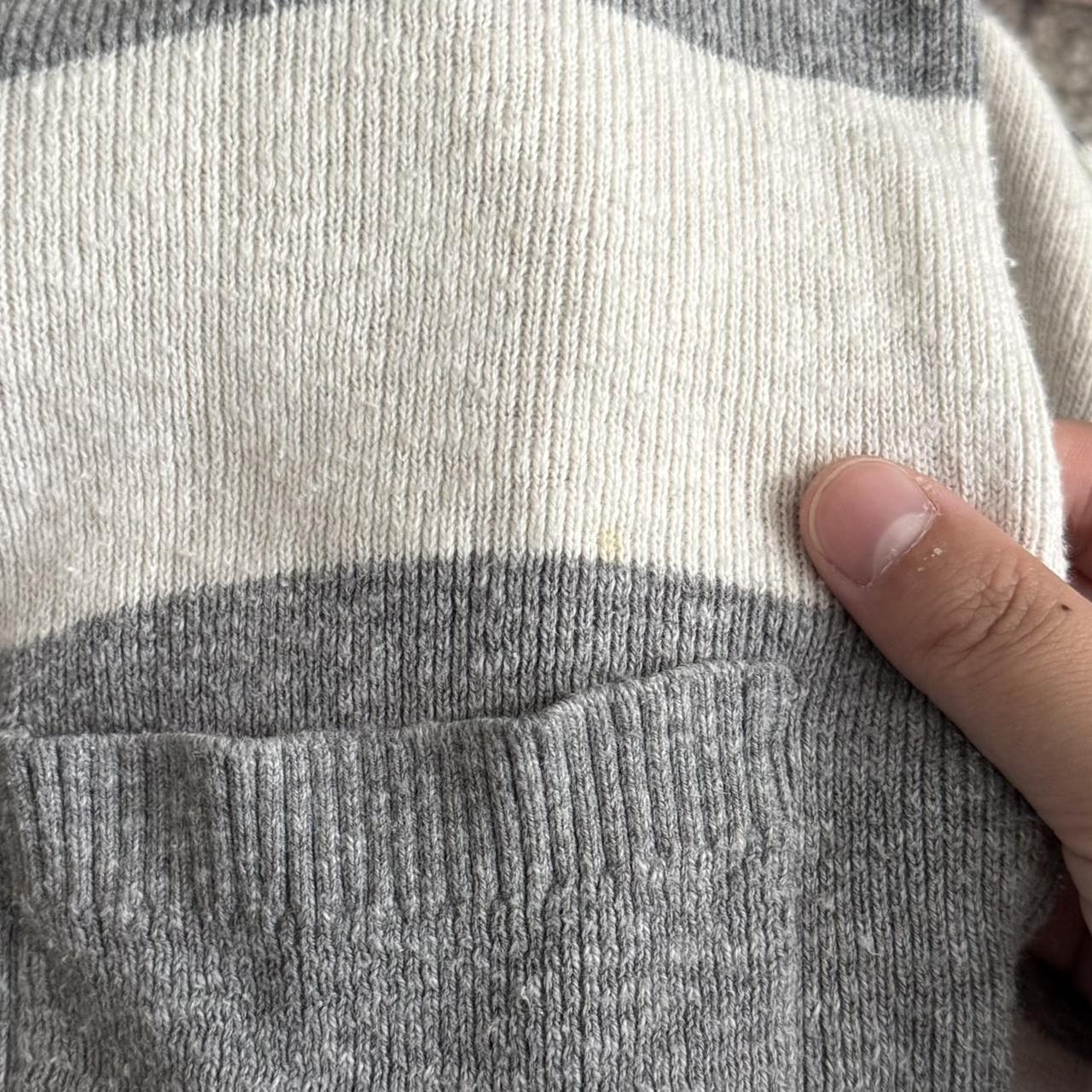 Hollister button up striped sweater (S)