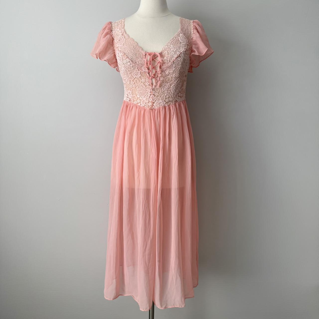 Venus  coquette peignoir princess slip (XS)