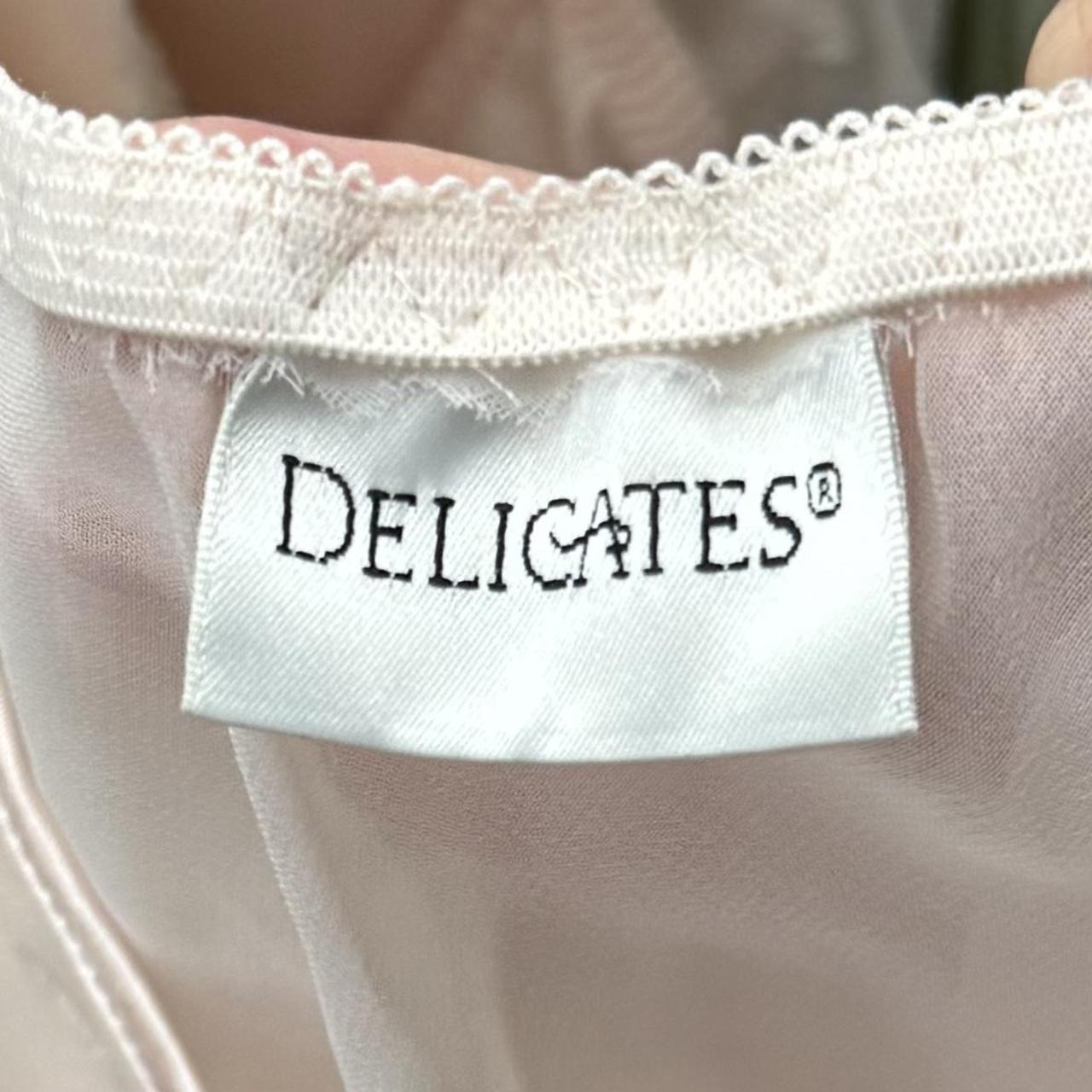 Delicates coquette chiffon slip dress (fits L)