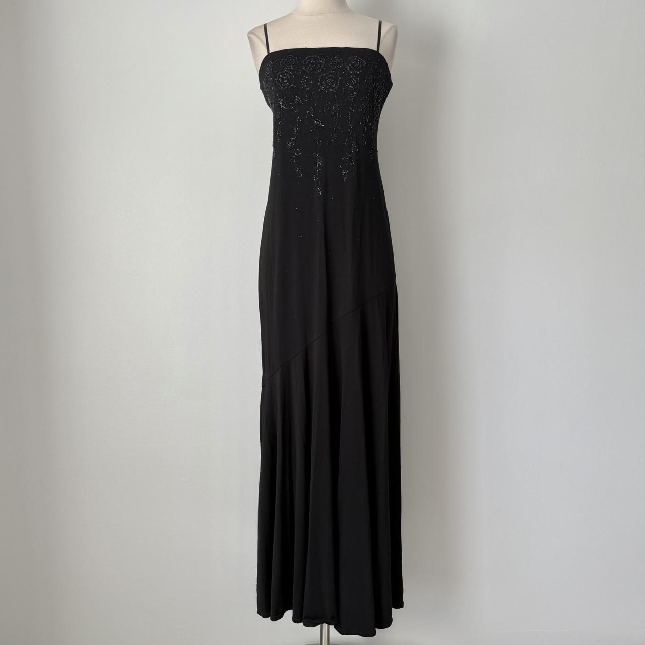 Giorgio Fiorlini beaded maxi prom dress (L)