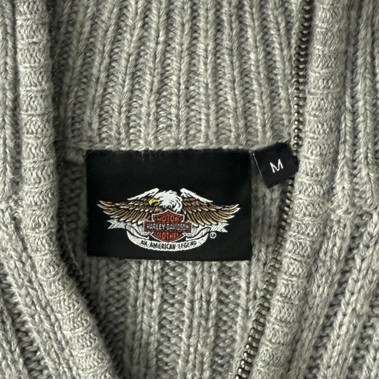 Harley Davidson quarter zip sweater (M)