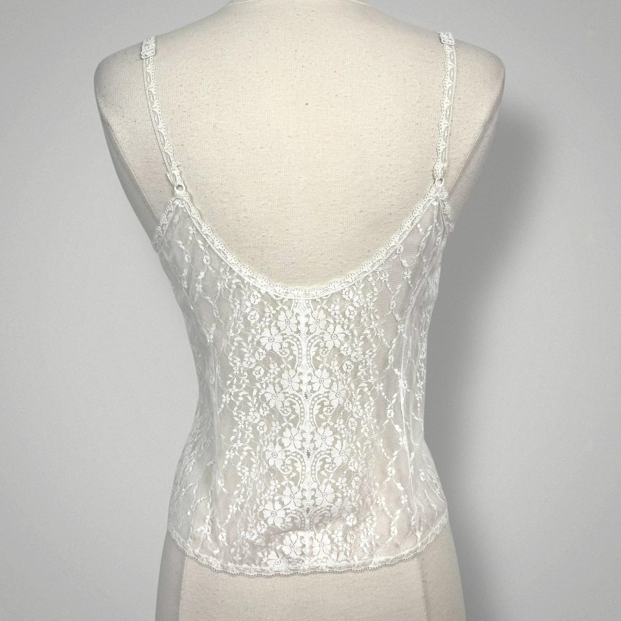 YSL vintage sheer lace cami (34/S)