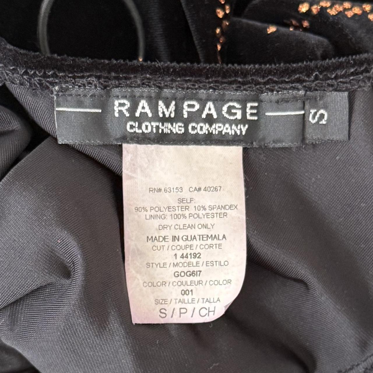 Rampage sparkly velvet maxi prom dress (S)