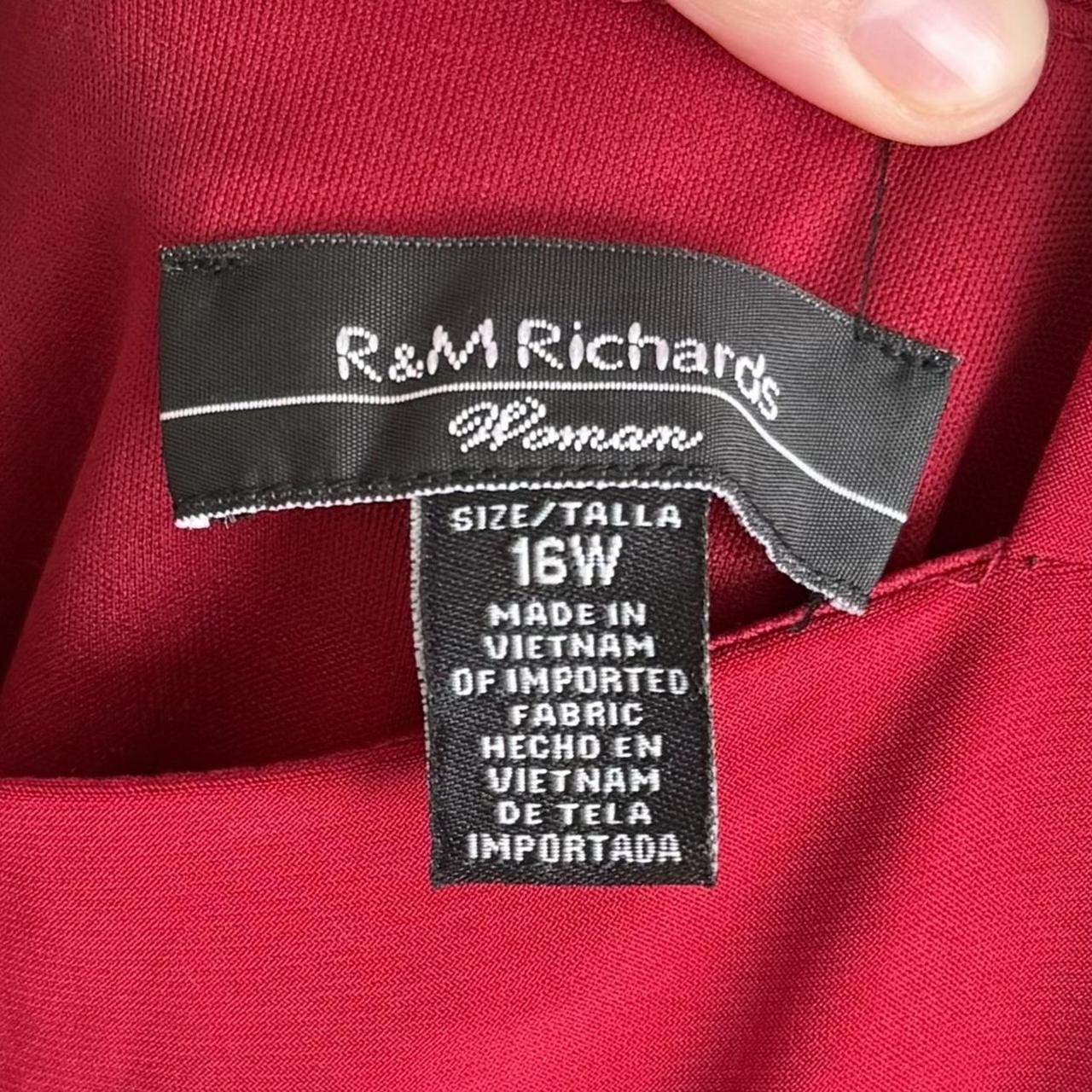 R&M Richards dark red glittery dress (16)