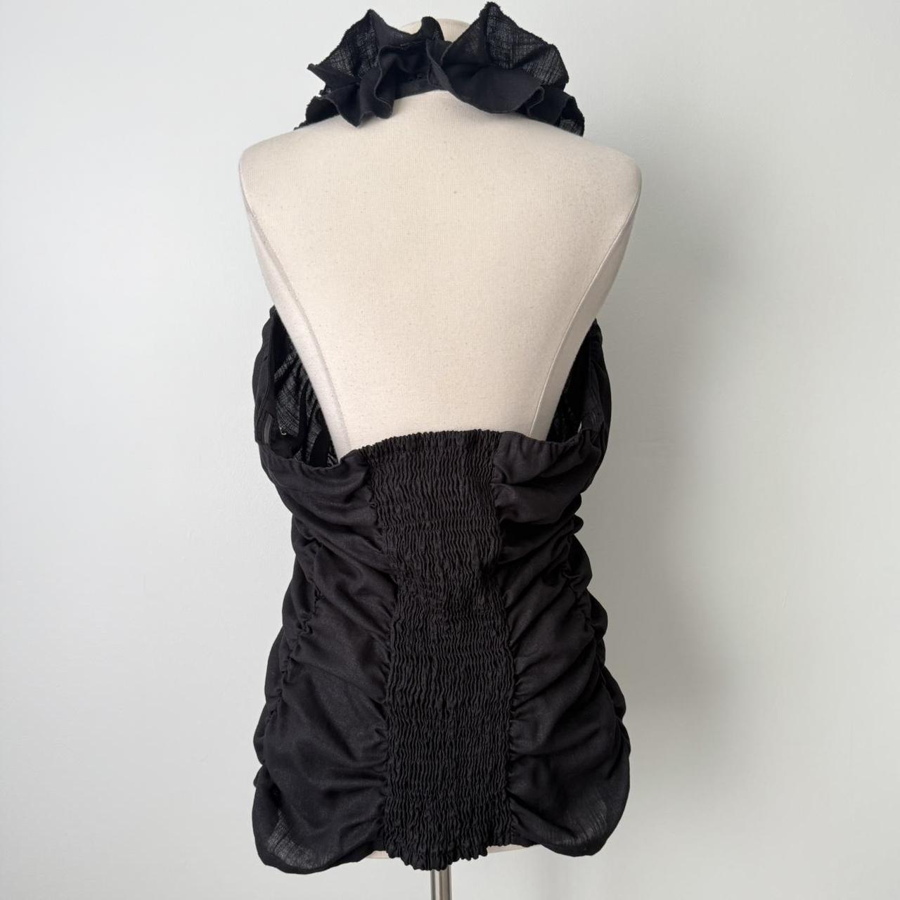 Boston Proper ruffle tiered halter top (18)