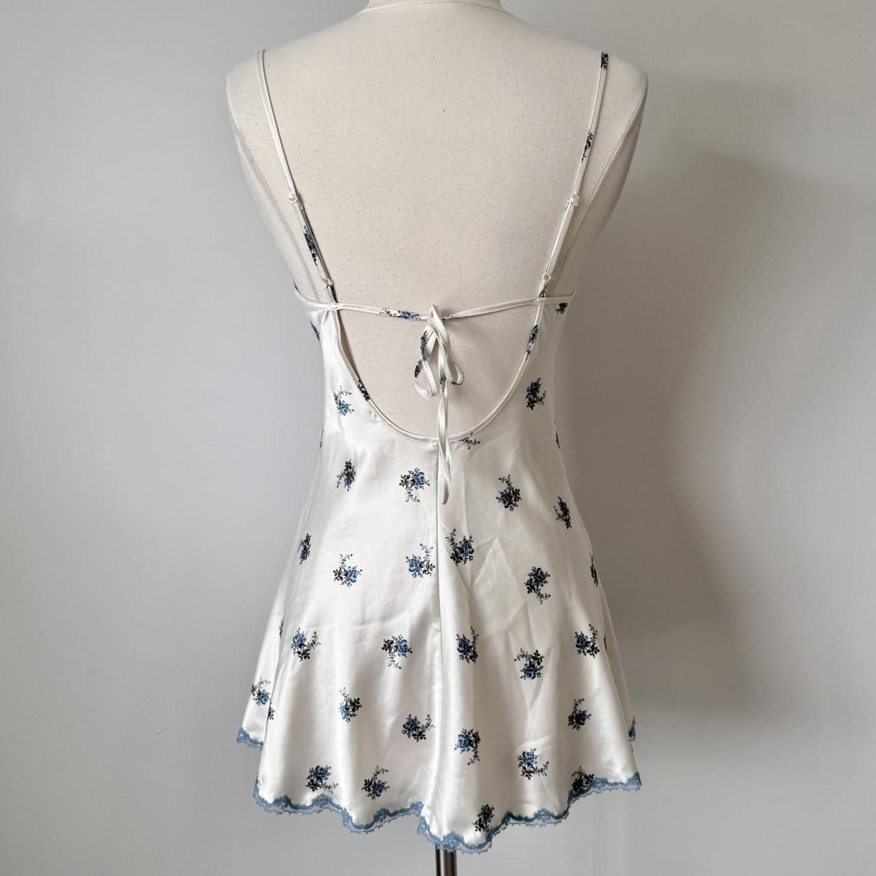 Victoria’s Secret floral satin slip dress (XS)