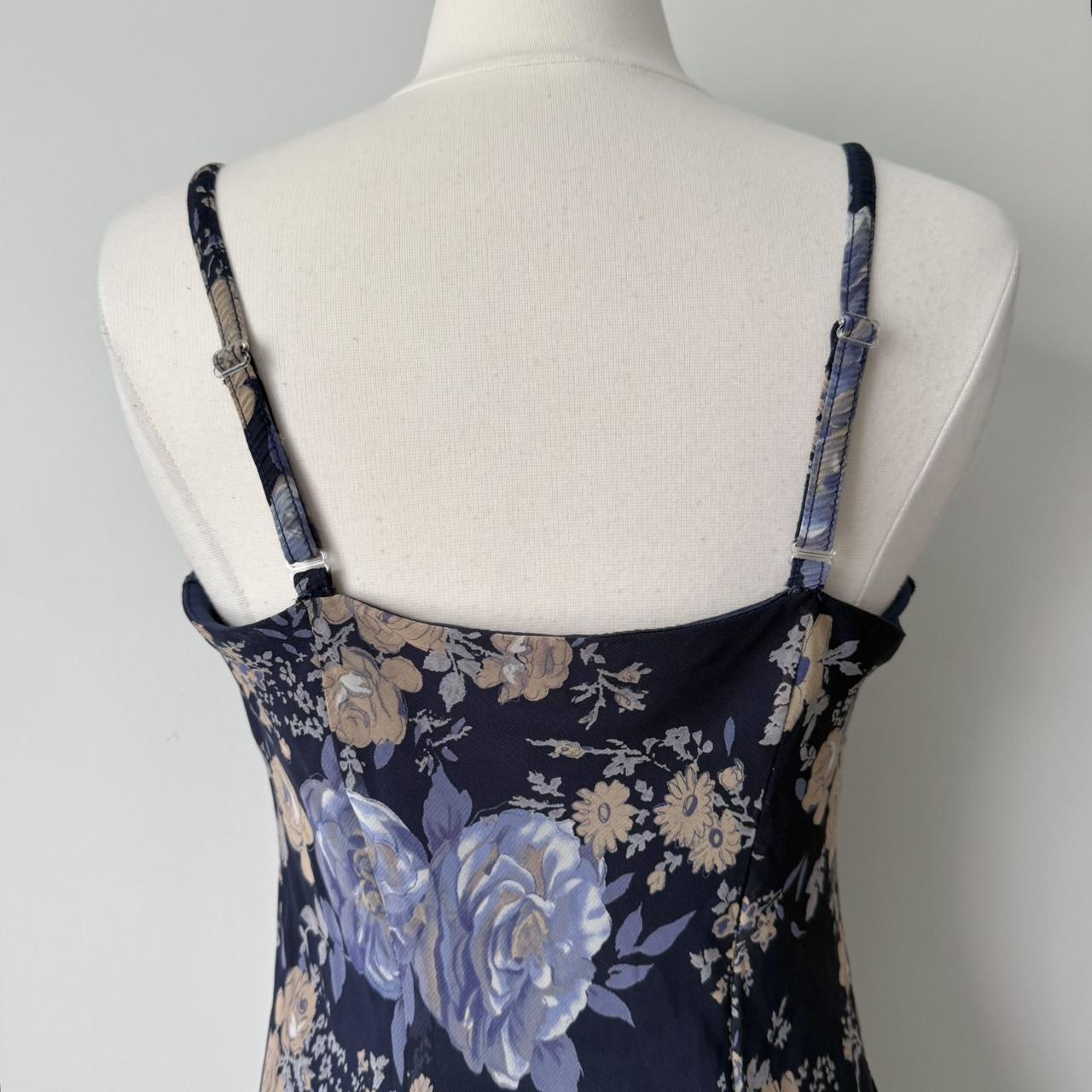 Believe chiffon cowl neck midi dress (4)