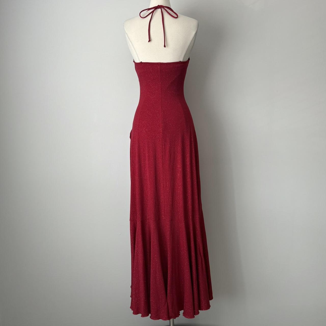 City Triangles sparkly ruched halter dress (fits XS)