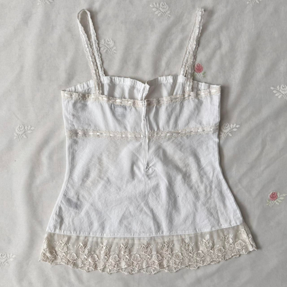 Guess coquette milkmaid cotton cami (XS)